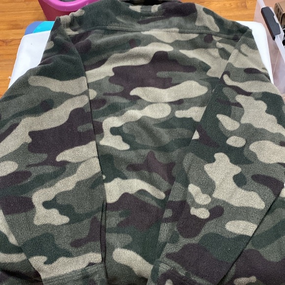 Company Eighty One Men XL camouflage fleece shacket shirt good clean condition - Picture 8 of 9